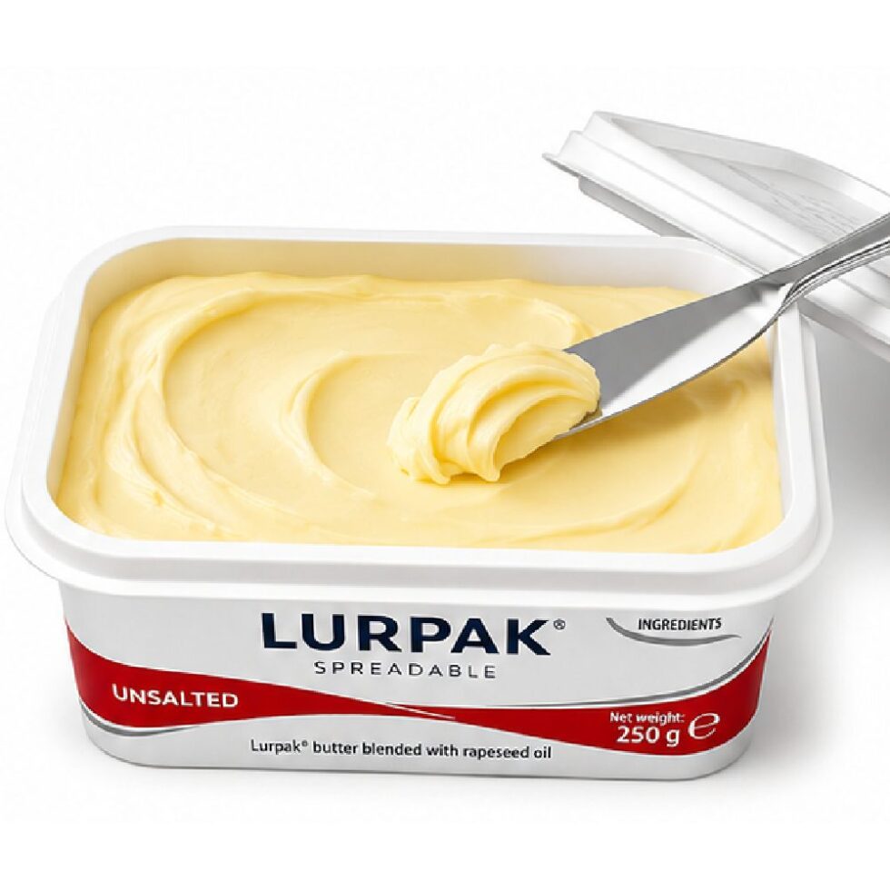 LURPAK UNSALTED SPREADABLE BUTTER (250 G)