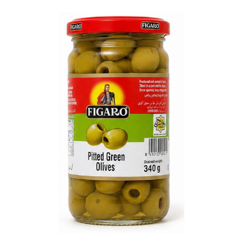 Figaro Pitted Green Olives (340g)
