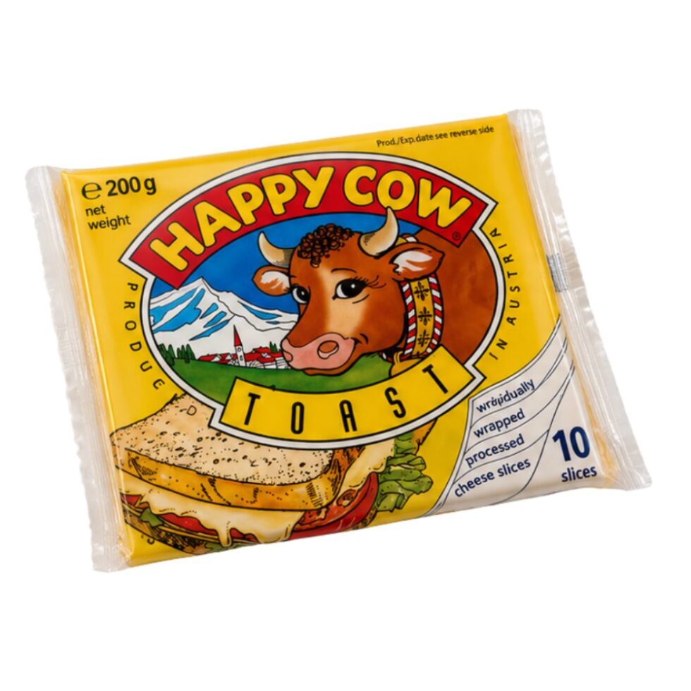 HAPPY COW TOAST PROCESSED CHEESE SLICES (10 SLICES)