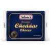 Adam Processed Cheddar Cheese 400g pack, rich and creamy cheddar cheese block ideal for sandwiches, burgers, pizzas, pasta, and cooking recipes.