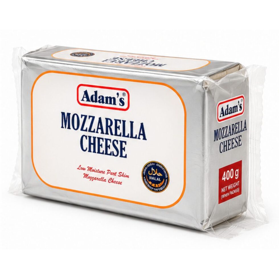 Adams Mozarella Cheese Block 400g - Buy Online at Fresh & More Karachi