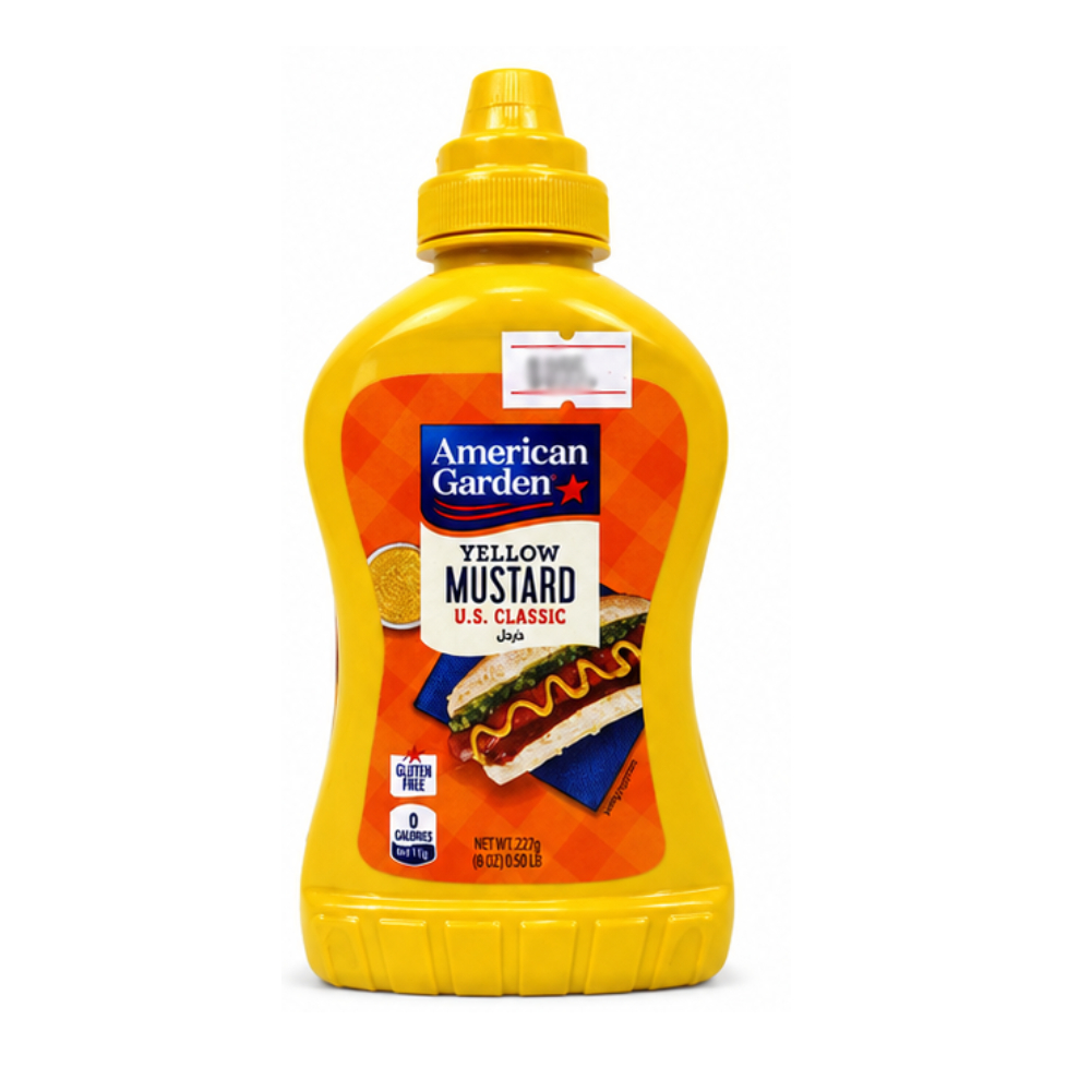 American Garden Yellow Mustard 227g