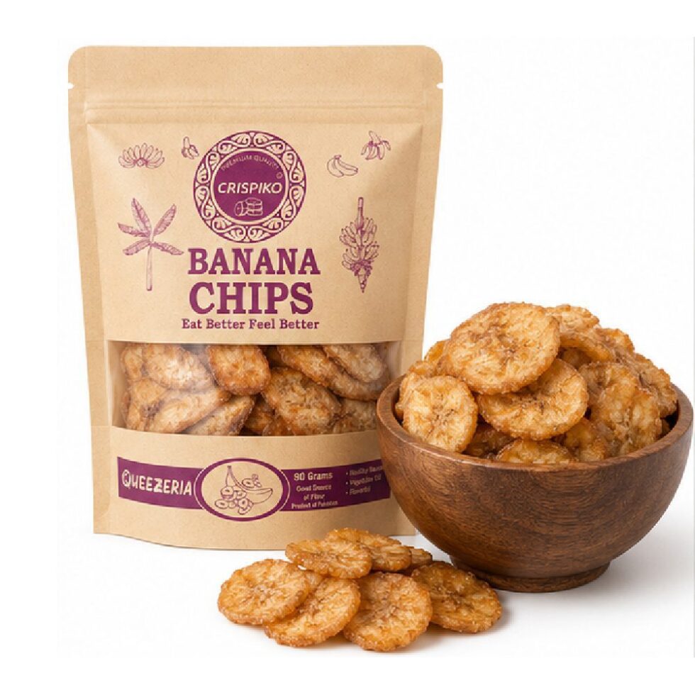 Crispico Cheezeria Flavoured Banana Chips 90g