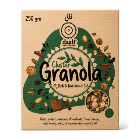 DAALI EARTHFOODS CLUSTER GRANOLA DRY ROASTED CEREAL (250 G)