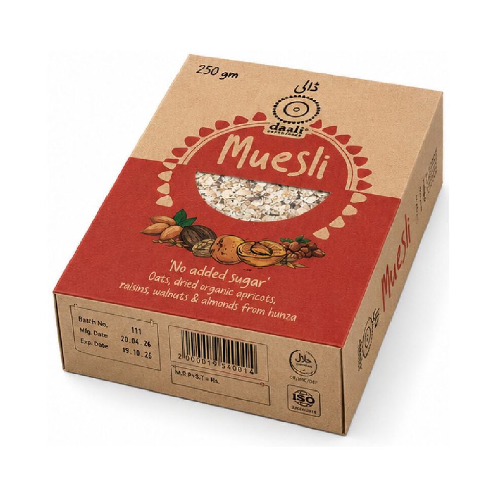 DAALI EARTHFOODS SUGER FREE MUESLI CEREAL (250 G)