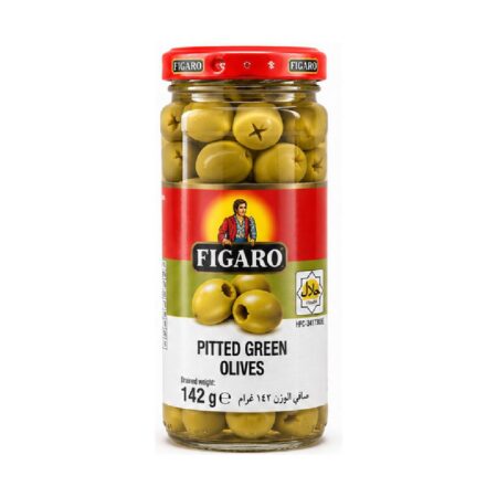 FIGARO PITTED GREEN OLIVES (142 G)