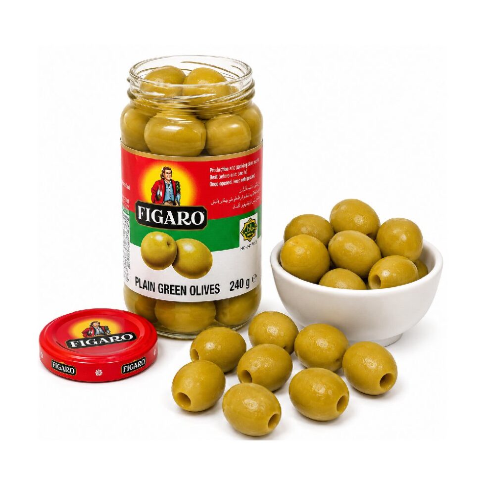 FIGARO PLAIN GREEN OLIVES ( 240 G)