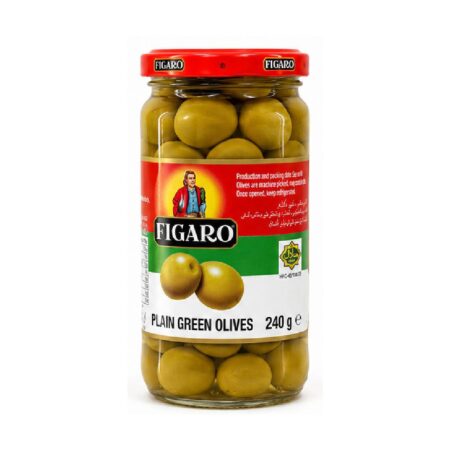 FIGARO PLAIN GREEN OLIVES ( 240 G)