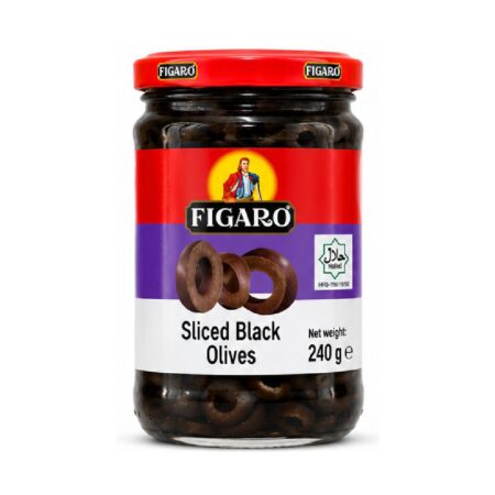 FIGARO SLICED BLACK OLIVES (240 G)