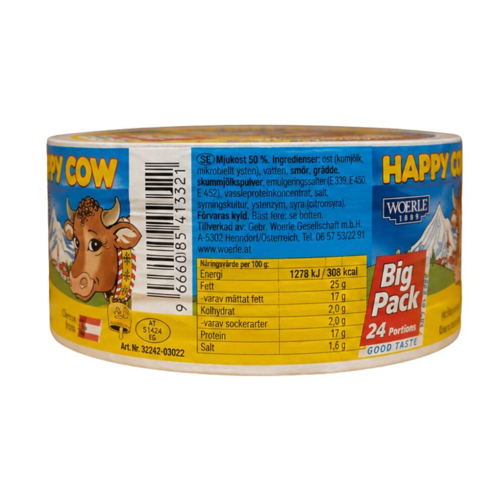 Happy Cow Cheese Portion Big Pack 24s 360g - Buy Online at Fresh & More Karachi