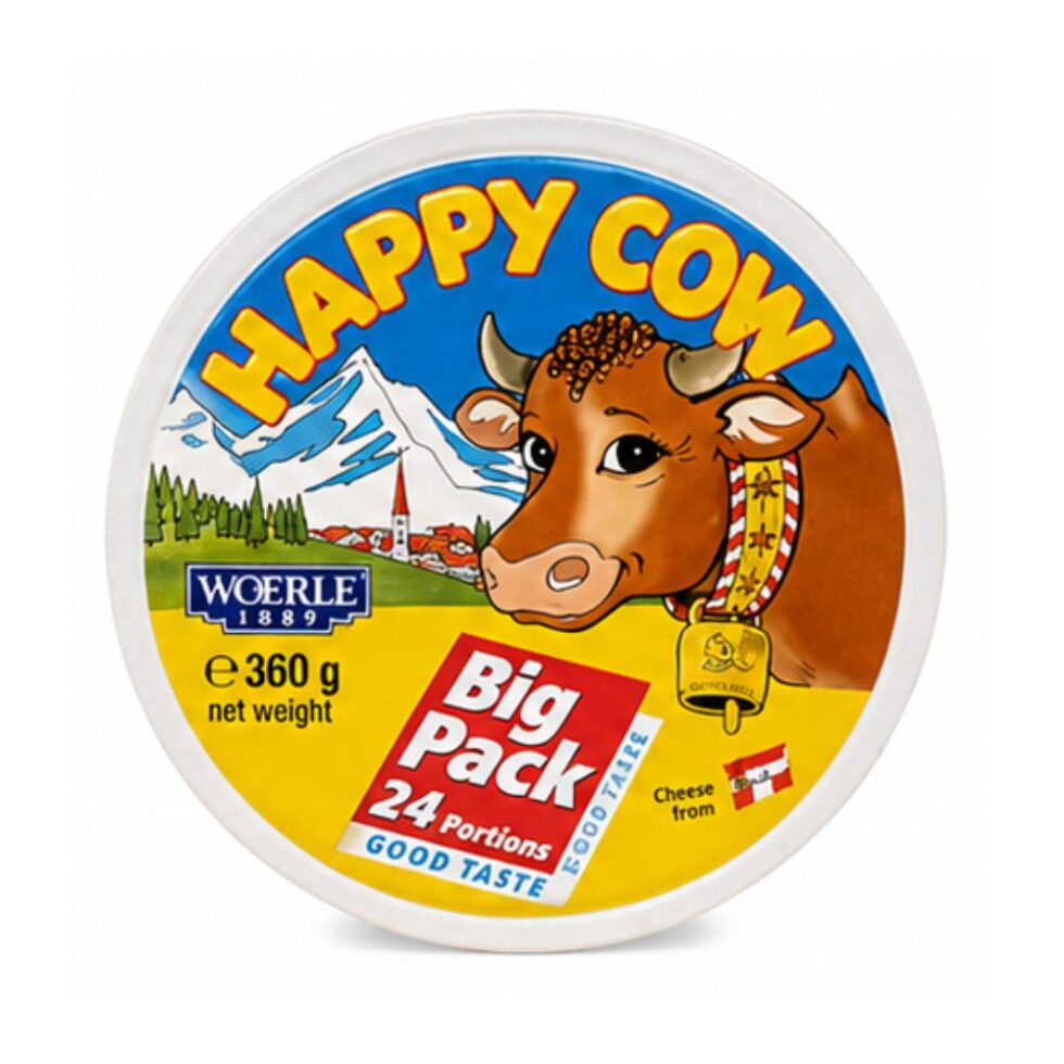 Happy Cow Cheese Portion Big Pack 24s 360g - Buy Online at Fresh & More Karachi