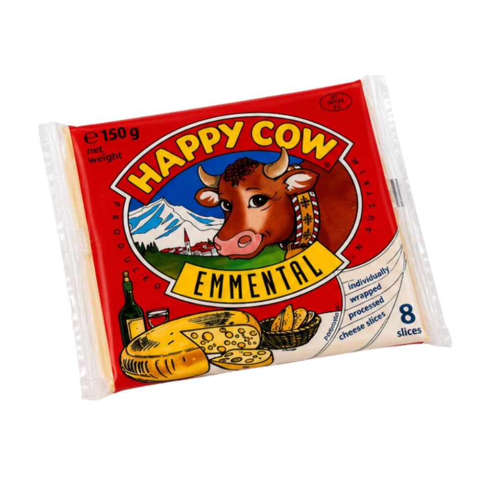 Happy Cow Cheese Slice Emmental 150g - Buy Online at Fresh & More Karachi