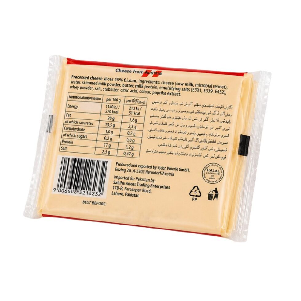 Happy Cow Cheese Slice Emmental 150g - Buy Online at Fresh & More Karachi