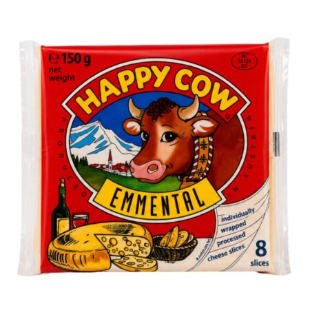 Happy Cow Cheese Slice Emmental 150g - Buy Online at Fresh & More Karachi