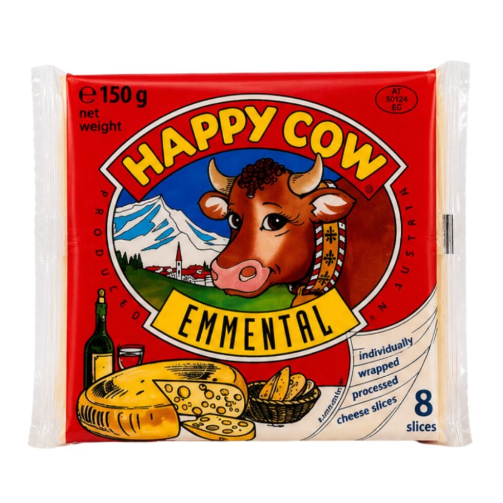 Happy Cow Cheese Slice Emmental 150g - Buy Online at Fresh & More Karachi