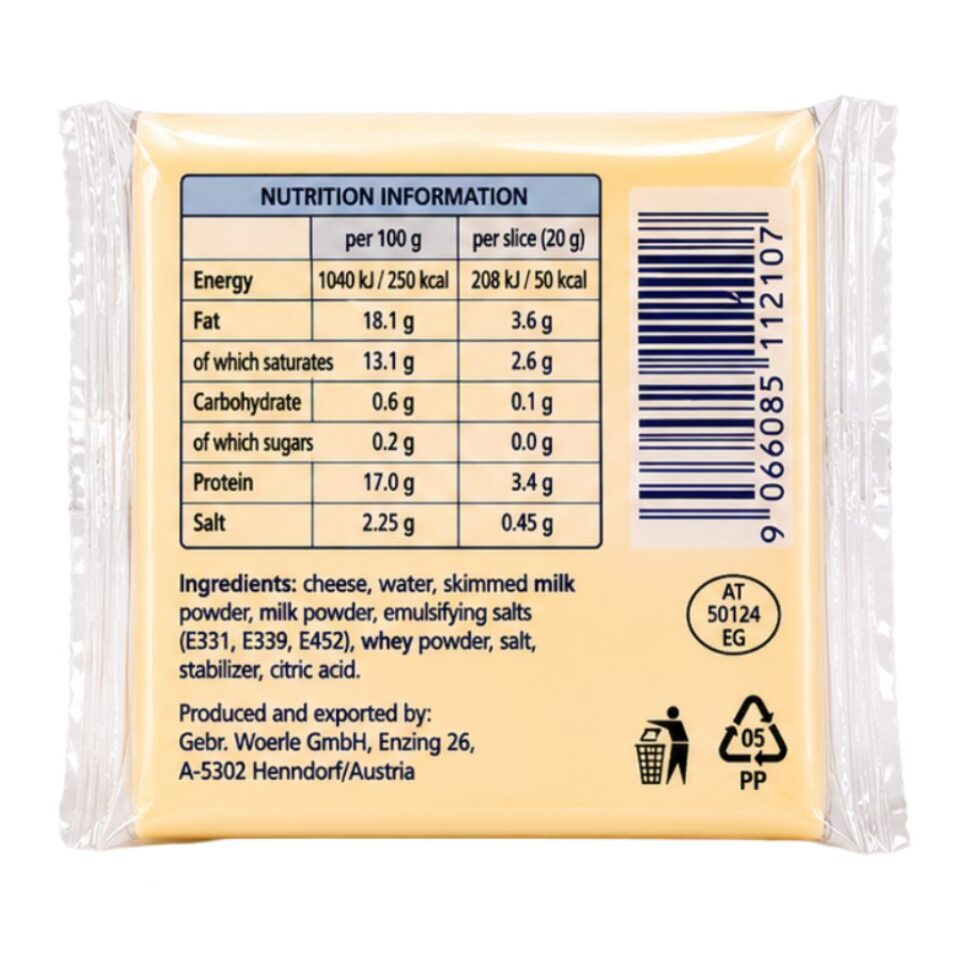 Happy Cow Cheese Slice Light 200g - Buy Online at Fresh & More Karachi