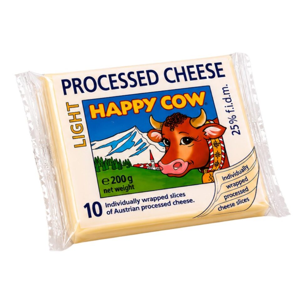 Happy Cow Cheese Slice Light 200g - Buy Online at Fresh & More Karachi