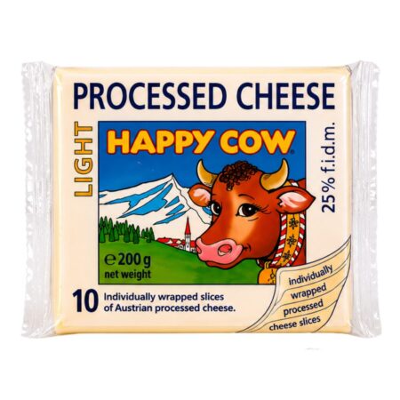 Happy Cow Cheese Slice Light 200g - Buy Online at Fresh & More Karachi