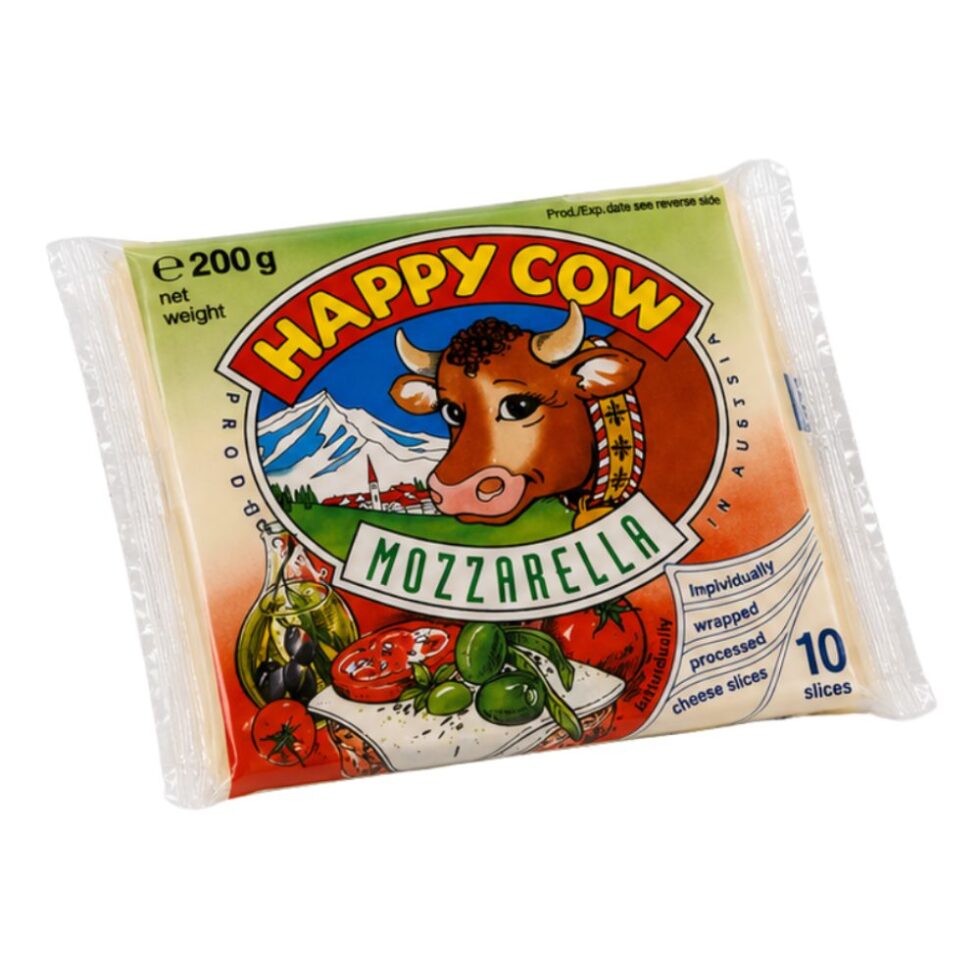 Happy Cow Cheese Slice Mozzarella 200g - Buy Online at Fresh & More Karachi