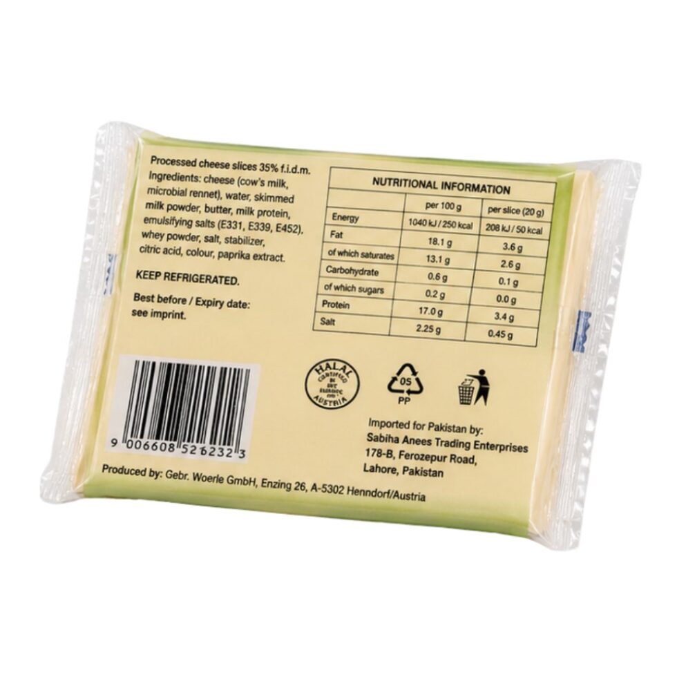 Happy Cow Cheese Slice Mozzarella 200g - Buy Online at Fresh & More Karachi