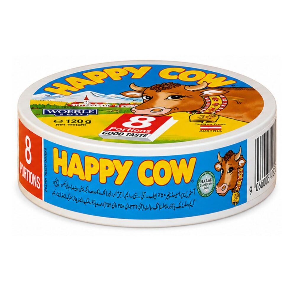 Happy Cow Cheese Portion 8s 120g - Buy Online at Fresh & More Karachi