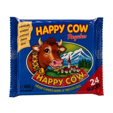 Happy Cow Cheese Slice Regular 24s 400g