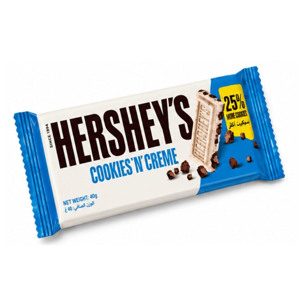 Hersheys Chocolate Cookies & Cream 40g - Buy Online at Fresh & More Karachi