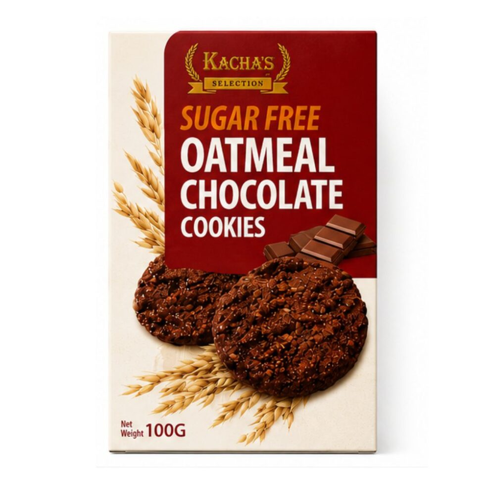 Kaers Suger Free Oatmeal Chocolate Cookies 100g - Buy Online at Fresh & More Karachi