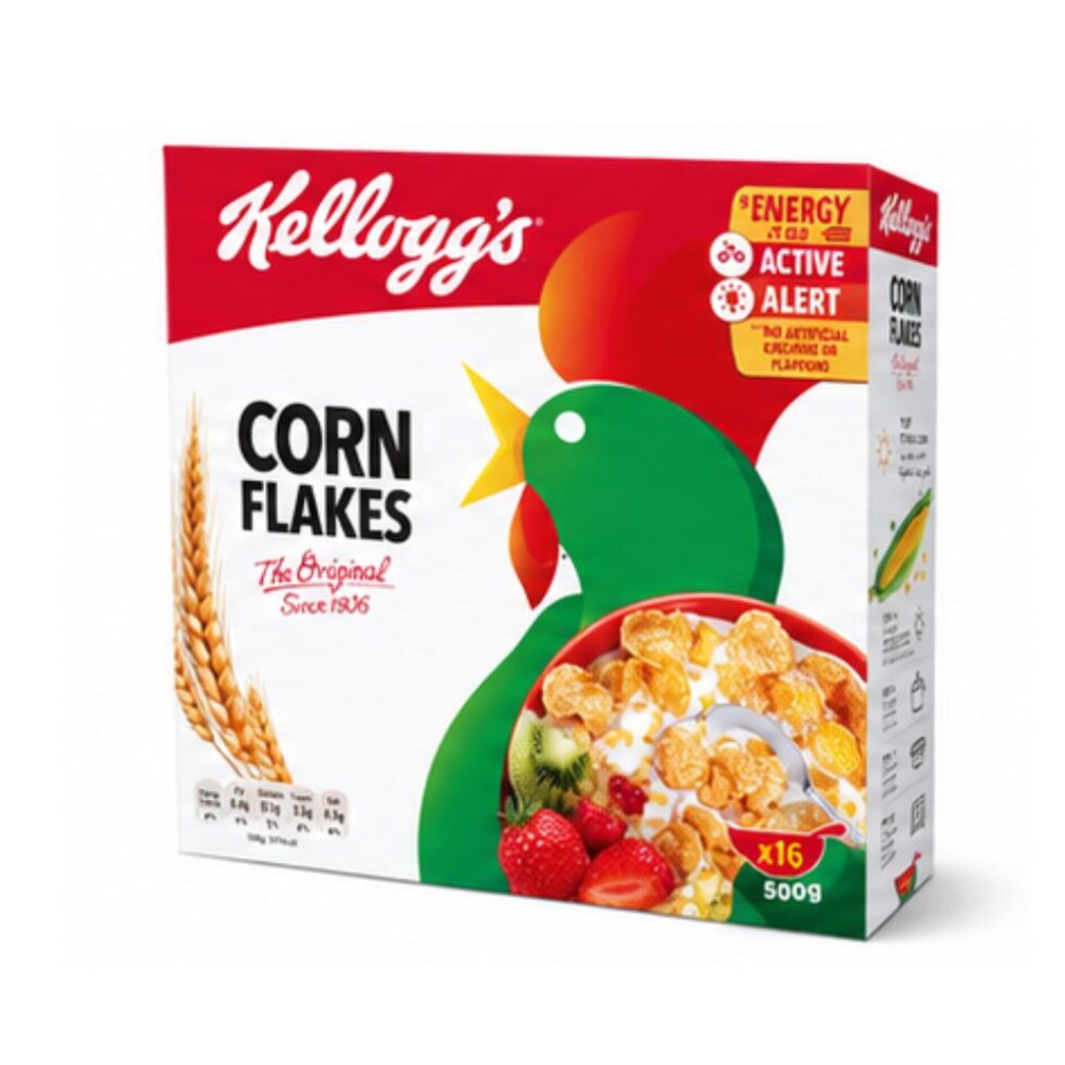 KELLOGGS CORN FLAKES CEREAL (500 G)