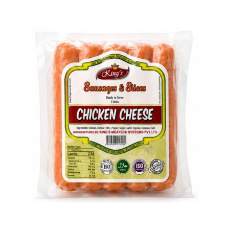 KINGS CHICKEN CHEESE SAUSAGES (5 STICKES)