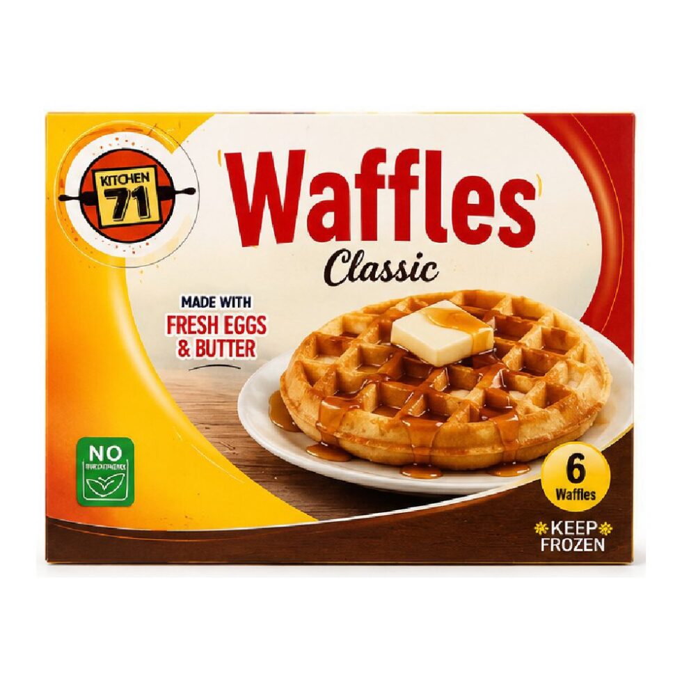 KITCHEN 71 CLASSIC WAFFLES (6 WAFFLES)