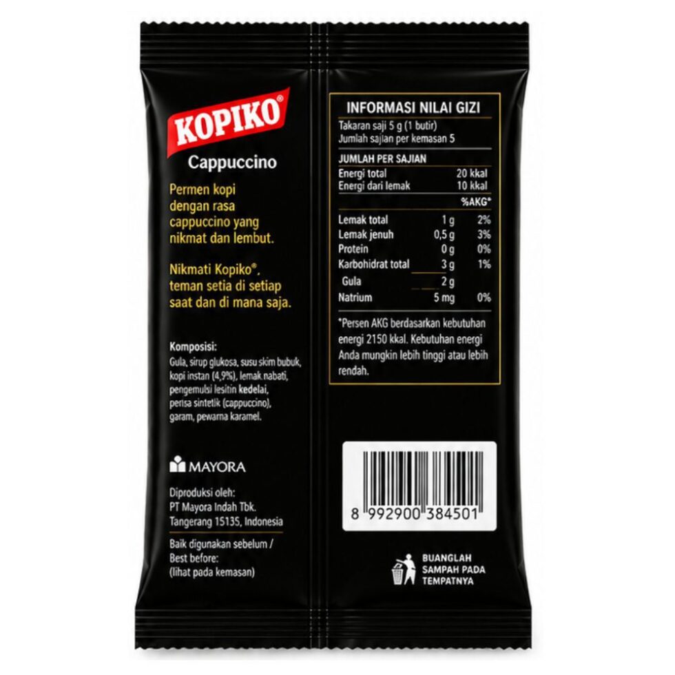 Kopiko Candy Cappuccino Pouch 175g - Buy Online at Fresh & More Karachi