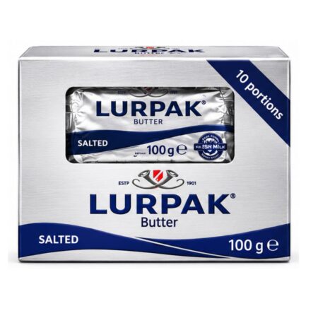 LURPAK SALTED BUTTER 10 PORTIONS 100 G