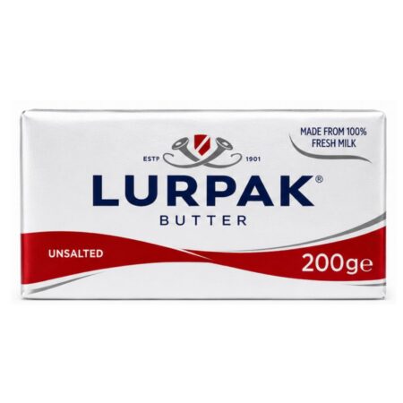 LURPAK UNSALTED BUTTER (200 G)