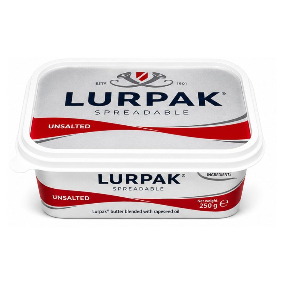 LURPAK UNSALTED SPREADABLE BUTTER (250 G)