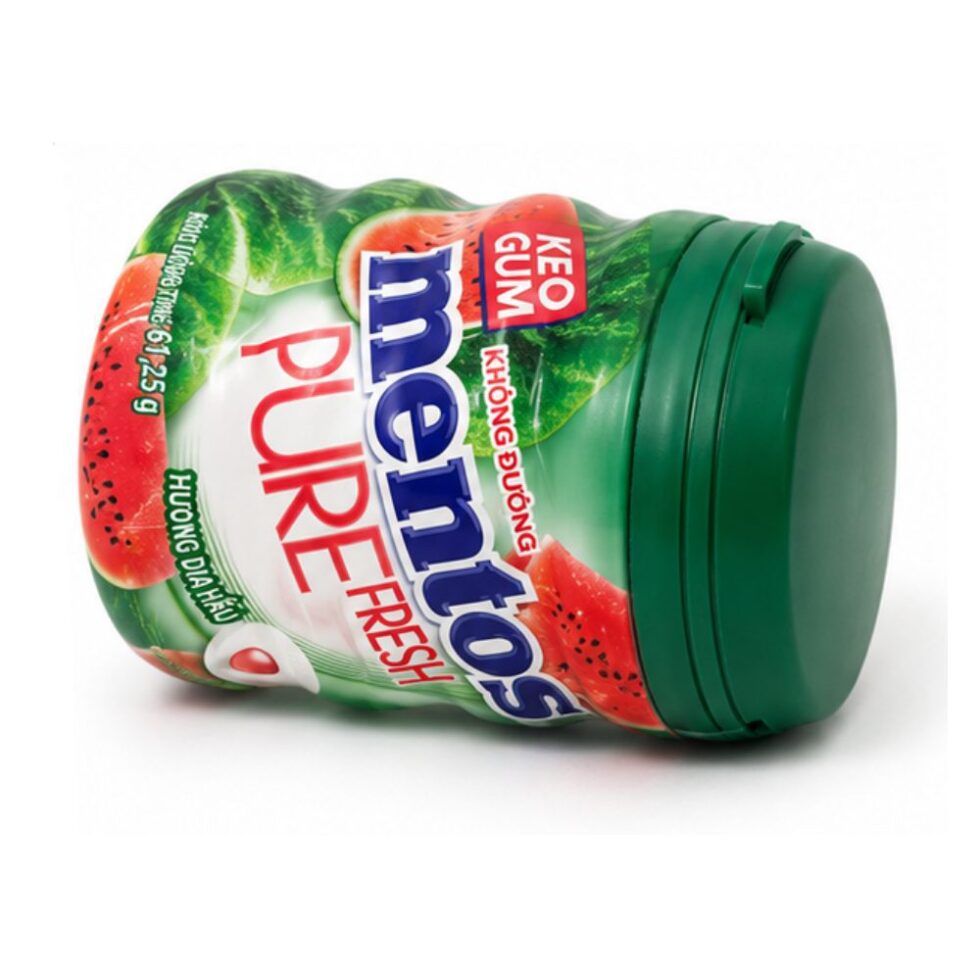 Mentos Gum Watermelon Jar 61.25g - Buy Online at Fresh & More Karachi
