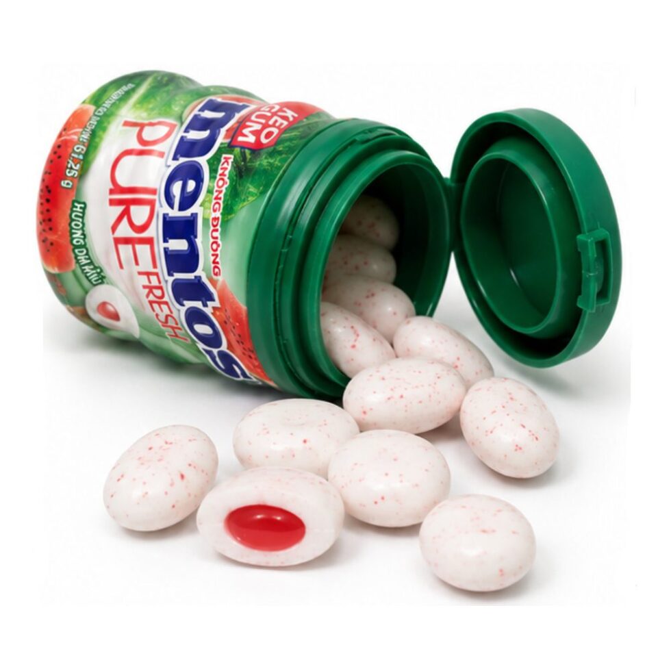 Mentos Gum Watermelon Jar 61.25g - Buy Online at Fresh & More Karachi