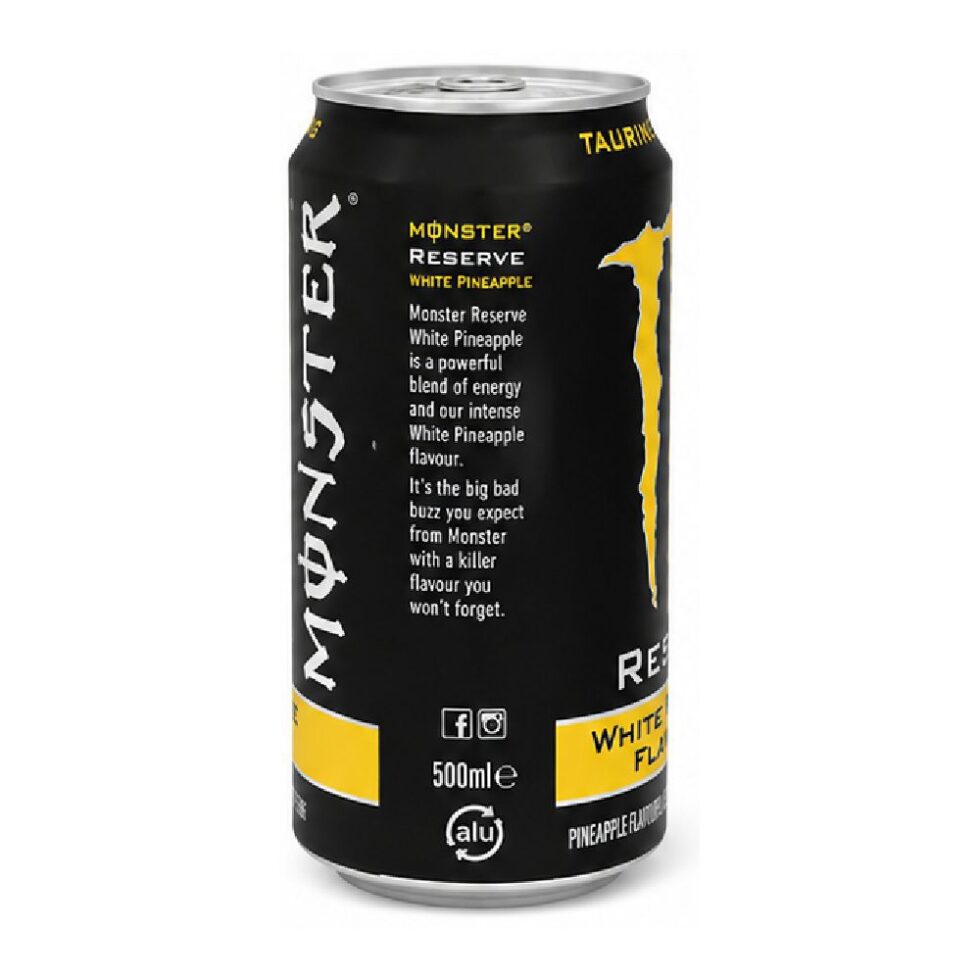 MONSTER ENERGY RESERVE WHITE PINEAPPLE (500ml)