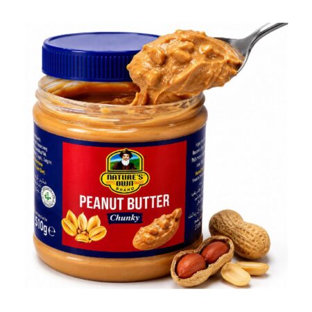 Natures own chunky peanut butter 510g - buy online at fresh & more Karachi