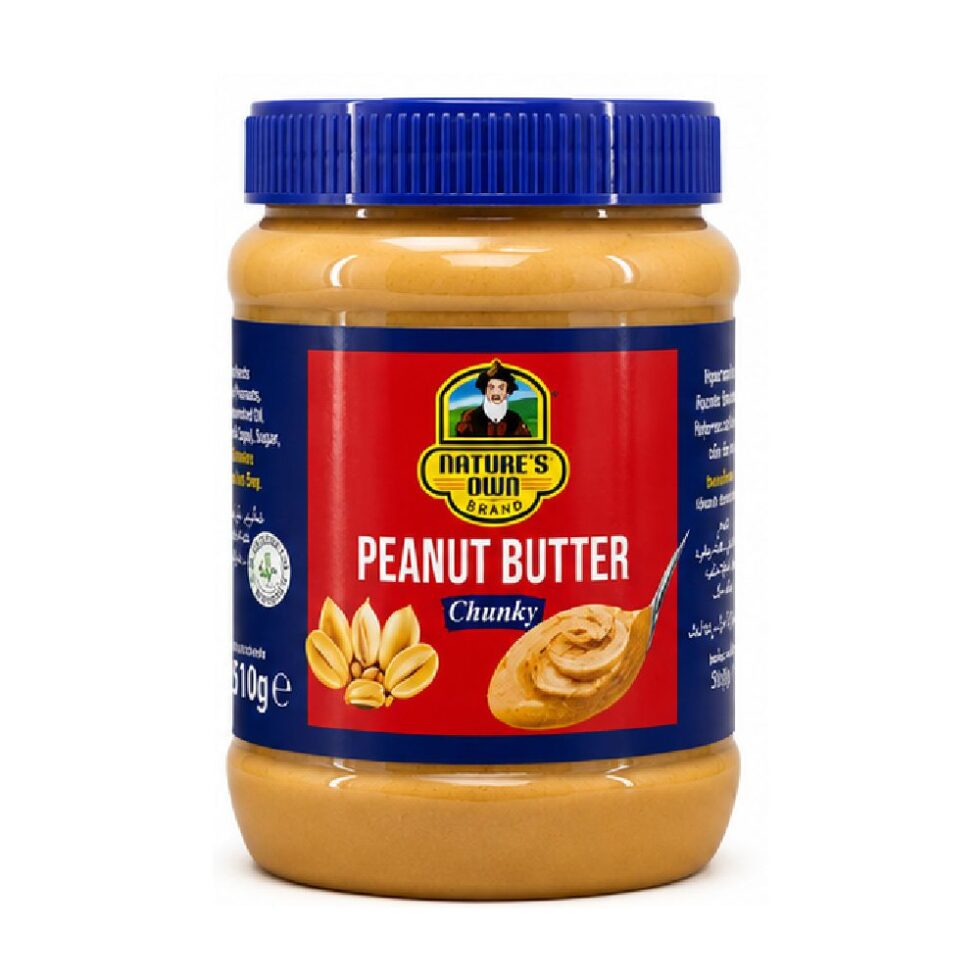 Natures own chunky peanut butter 510g - buy online at fresh & more Karachi