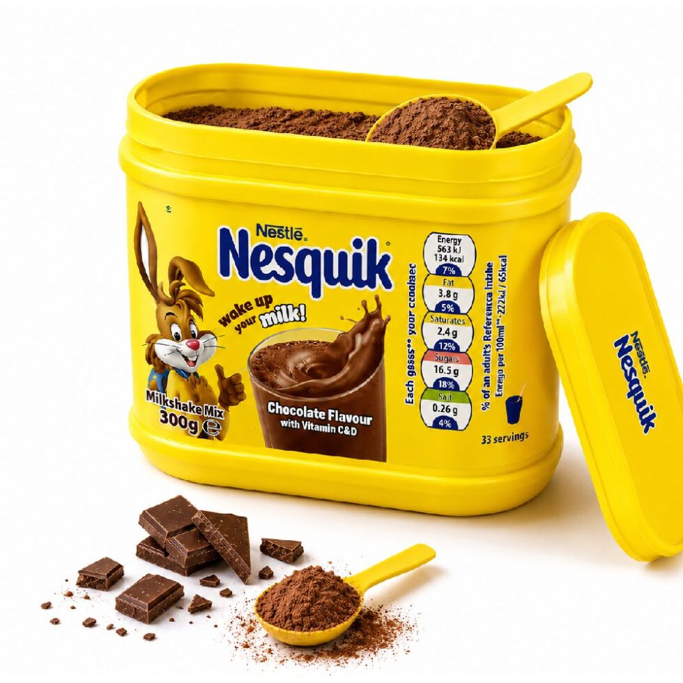 NESTLE NESQUIK CHOCOLATE FLAVOUR MILKSHAKE MIX (300 G)