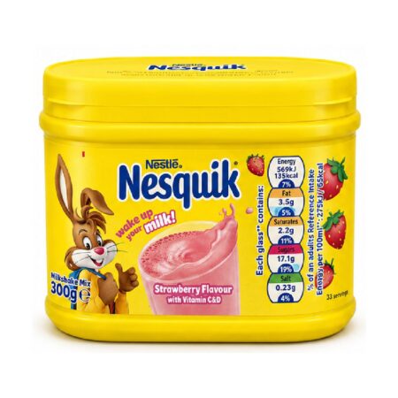 NESTLE NESQNestle Nesquick Powder Strawberry 300g - Buy Online at Fresh & More KarachiUIK STRAWBERRY FLAVOUR MILKSHAKE MIX (300 G)