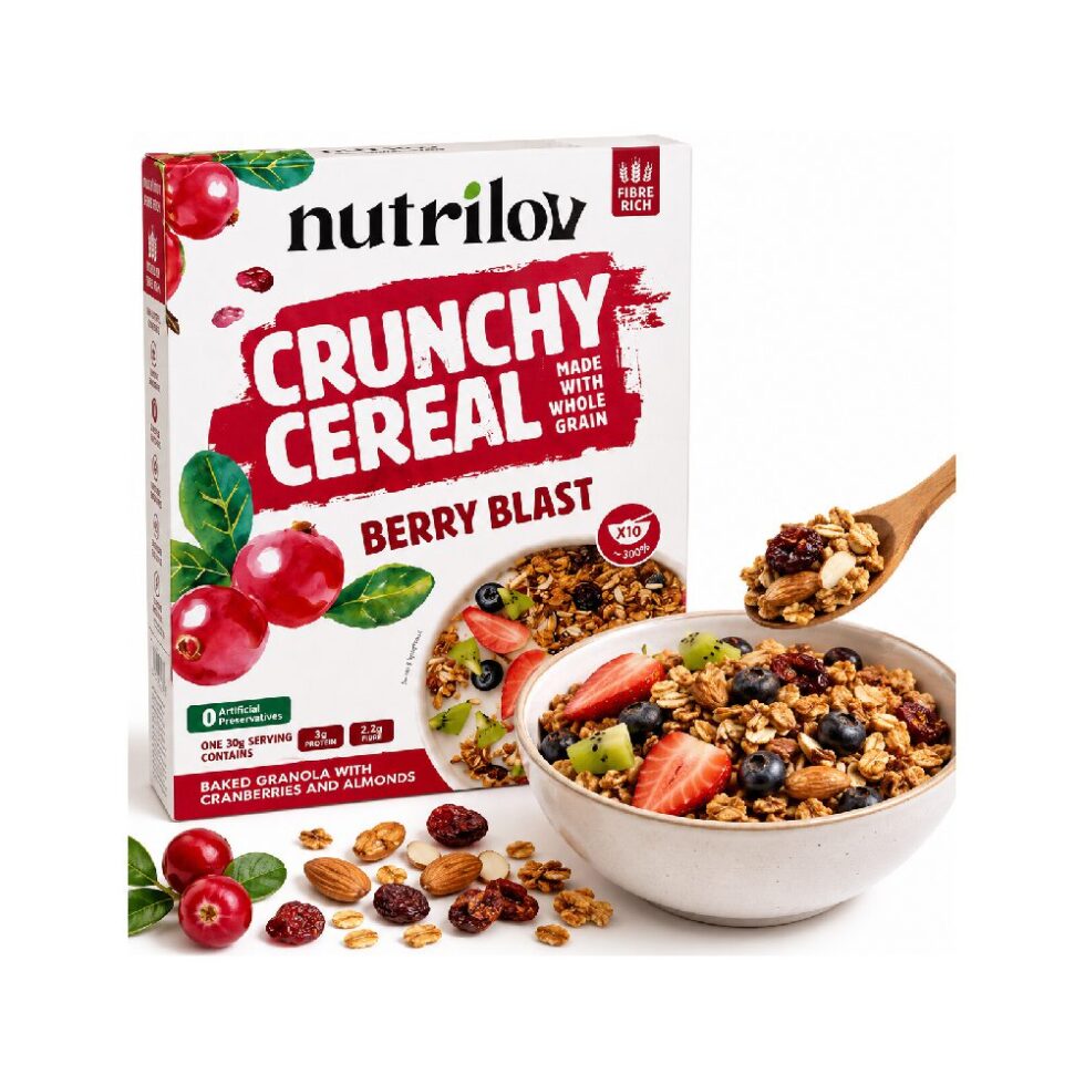 NUTRILOV BERRY BLAST CRUNCHY CEREAL (300 G)
