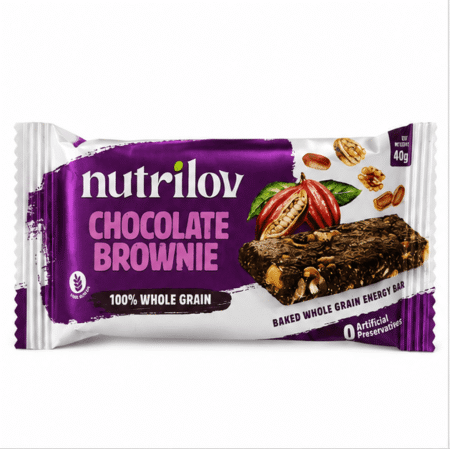 NUTRILOV CHOCALATE BROWNIE FLAVORED GRANOLA BAR (40 G)
