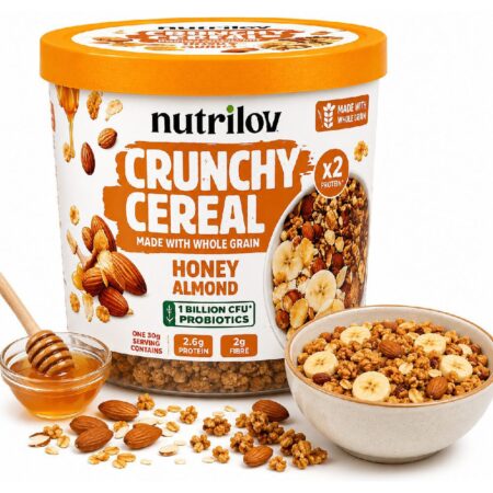 NUTRILOV CRUNCHY CEREAL HONEY ALMOND (60 G)