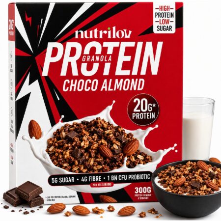 NUTRILOV PROTEIN GRANOLA CHOCO ALMOND (300 G)