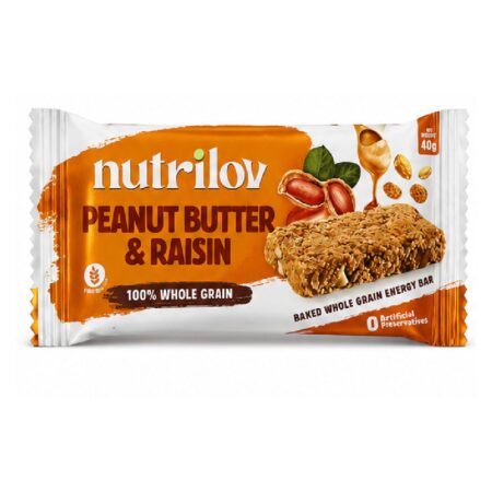 Nutrilov Peanut Butter & Raisin Bar 40g - Buy Online at Fresh & More Karachi