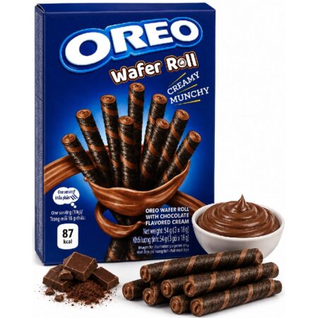 OREO WAFER ROLLS CHOCOLATE FLAVOURED CREAM (54 G)