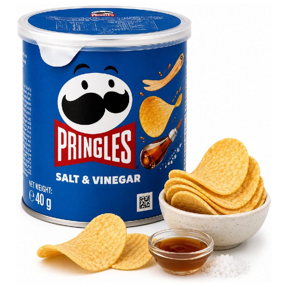 PRINGLES CHIPS SALT AND VINIGER POTATO CRIPS (40 G)