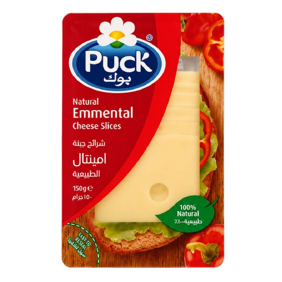 PUCK NATURAL EMMENTAL CHEESE SLICES (150 G)